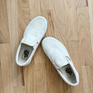 White Van's Slip on loafers Unisex Women's 7 Men's 5.5